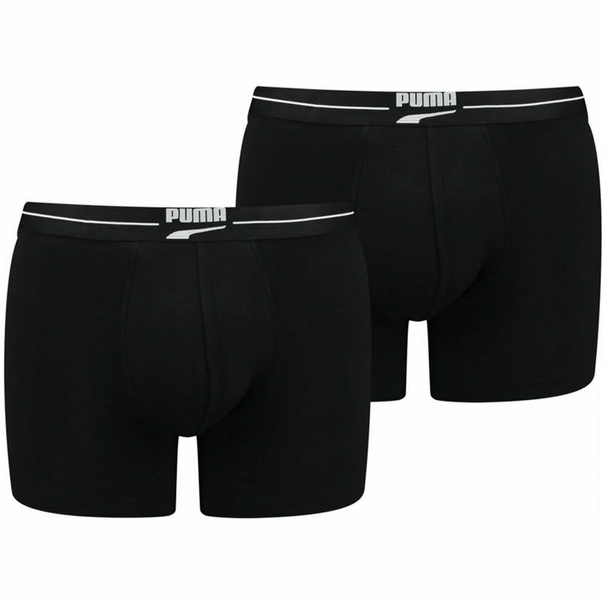 Men's Boxer Shorts Puma  Gentle Retro 2 Units Black S